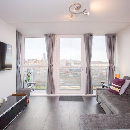 Beautiful Flat With Panoramic Views Over The City Glasgow Bagian luar foto