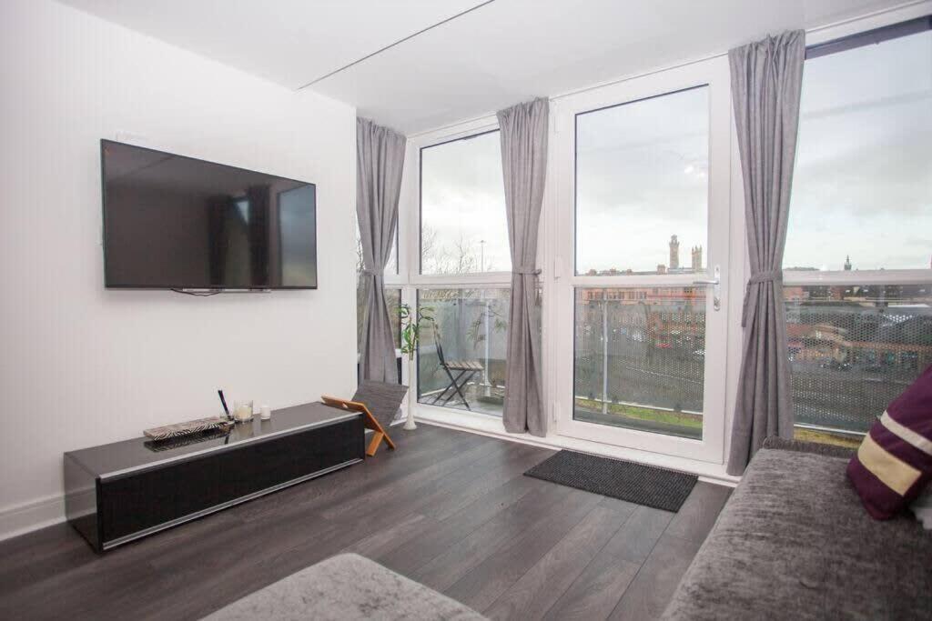 Beautiful Flat With Panoramic Views Over The City Glasgow Bagian luar foto